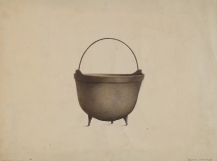 Potato Kettle, c. 1937. Creator: Harry Jennings.