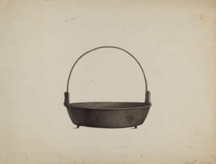 Onion Kettle, c. 1937. Creator: Harry Jennings.