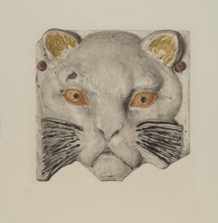 Cat's Head, c. 1938. Creator: Harriette Gale.