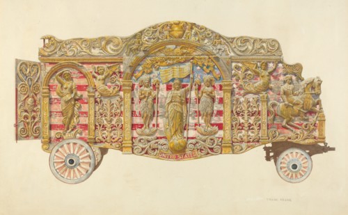 Circus Wagon, c. 1938. Creator: Frank M Keane.