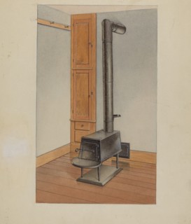 Shaker Stove, c. 1938. Creator: John W Kelleher.