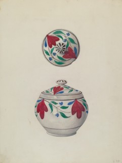 Sugar Bowl, c. 1938. Creator: Elmer R. Kottcamp.