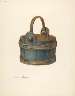 Wooden Bucket, c. 1939. Creator: Charles Garjian.