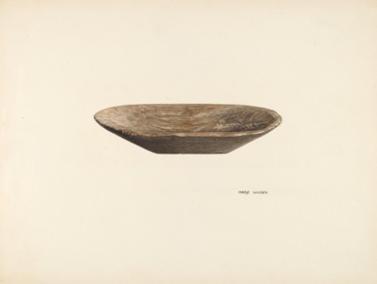 Bread Dough Bowl, c. 1939. Creator: Mary Hansen.