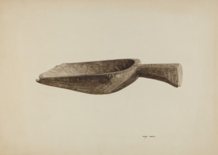 Grain Scoop, c. 1939. Creator: Mary Hansen.