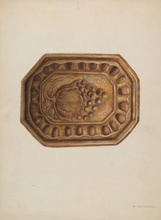 Crockery Mold "Rockingham", c. 1939. Creator: William Kieckhofel.