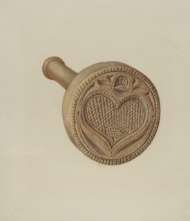 Butter Mold, c. 1939. Creator: Frances Lichten.