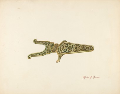 Bootjack, c. 1940. Creator: Marius Hansen.