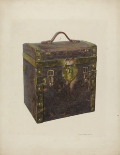 Small Square Trunk, c. 1940. Creator: Regina Henderer.
