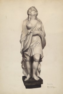 Galatea Figurehead, c. 1940. Creator: Mary E Humes.
