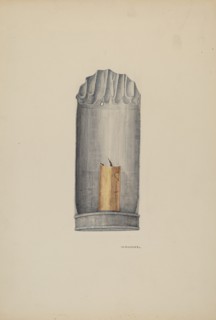 Candle Holder, c. 1940. Creator: William Kieckhofel.