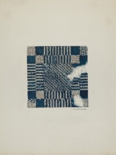 Coverlet (Section of), c. 1940. Creator: William Kieckhofel.