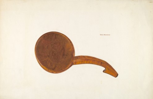 Butter Scoop, c. 1940. Creator: Chris Makrenos.