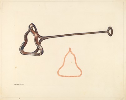 Branding Iron, c. 1942. Creator: Elizabeth Johnson.