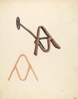 Branding Iron, c. 1942. Creator: Elizabeth Johnson.