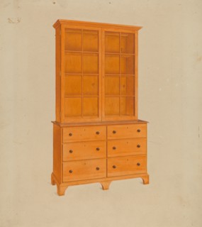 Shaker Cabinet, 1937. Creator: John W Kelleher.