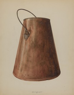 Milk Pail, 1938. Creator: Albert Geuppert.