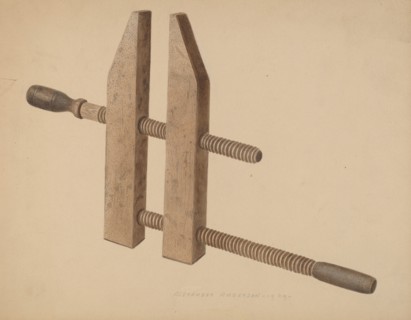 Carpenter's Clamp, 1939. Creator: Alexander Anderson.