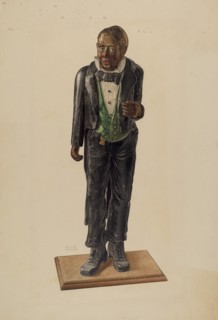 Hotel Porter Figure, 1939. Creator: Alvin M Gully.