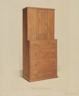 Shaker Sill Cupboard, 1935/1942. Creator: Anne Ger.