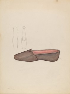 Slipper, 1935/1942. Creator: Melita Hofmann.