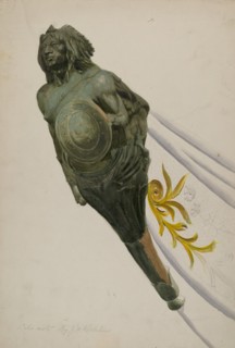Figurehead, 1935/1942. Creator: John W Kelleher.