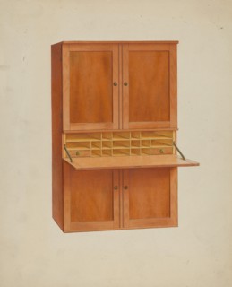 Shaker Secretary, 1935/1942. Creator: John W Kelleher.