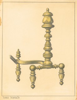 Andiron, 1935/1942. Creator: Hans Korsch.