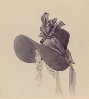 Bonnet, 1935/1942. Creator: Rosalia Lane.