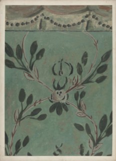 Free Hand Wall Decoration, 1935/1942. Creator: Michael Lauretano.