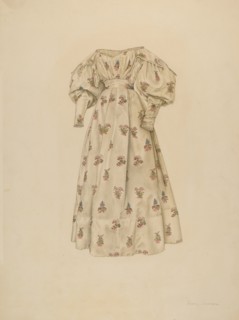 Dress, 1935/1942. Creator: Irene Lawson.