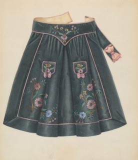Apron, 1935/1942. Creator: Gertrude Lemberg.