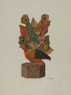 Pa. German Bird, 1935/1942. Creator: Frances Lichten.
