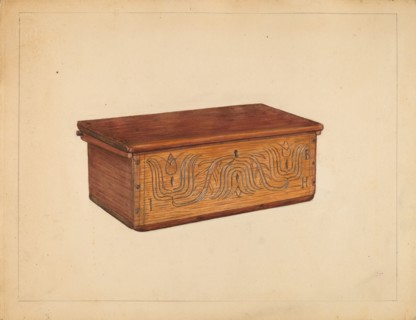 Bible Box, c. 1936. Creator: Bernard Gussow.