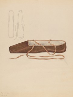 Slipper, c. 1936. Creator: Melita Hofmann.