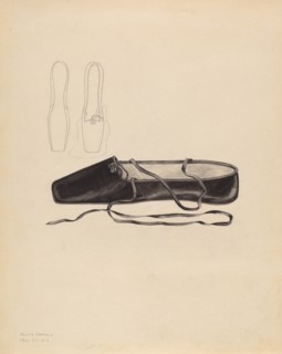 Slipper, c. 1936. Creator: Melita Hofmann.
