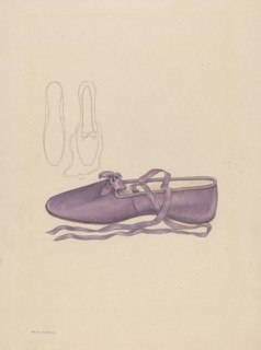 Slipper, c. 1936. Creator: Melita Hofmann.