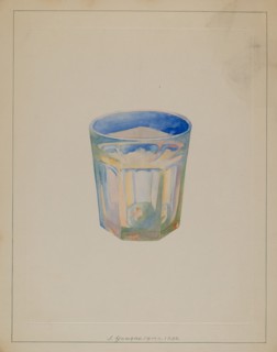 Glass, c. 1936. Creator: J. Howard Iams.