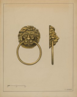 Drawer Pull, c. 1936. Creator: Philip Johnson.