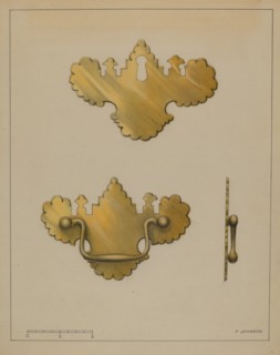 Drawer Pull, c. 1936. Creator: Philip Johnson.