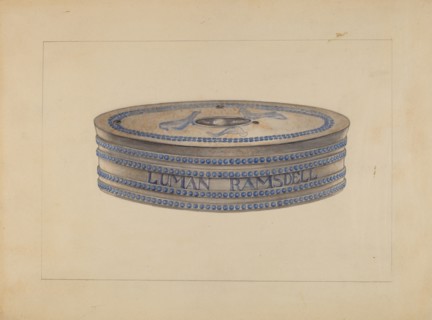 Inkwell, c. 1936. Creator: Gertrude Lemberg.