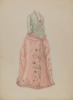 Dress, c. 1936. Creator: Marie Mitchell.
