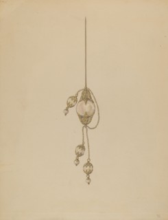 Hair Ornament, c. 1937. Creator: Melita Hofmann.