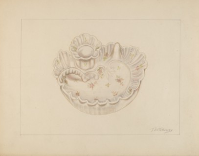 Candle Holder, c. 1937. Creator: Thomas Holloway.