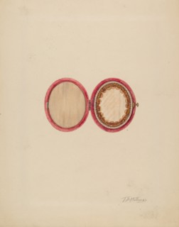 Miniature Case, c. 1937. Creator: Thomas Holloway.