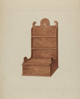 Spoon Rack, c. 1937. Creator: Frederick Jackson.