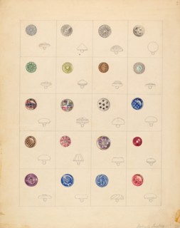 Buttons, c. 1937. Creator: Gertrude Lemberg.