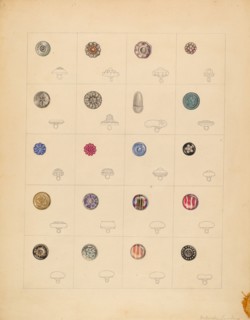 Buttons, c. 1937. Creator: Gertrude Lemberg.