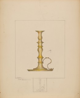 Candlestick, c. 1937. Creator: Henry Meyers.