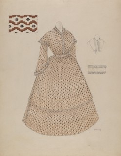 Dress, c. 1937. Creator: Edith Miller.